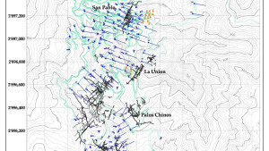 San Jose de Gracia Drill Hole Locations